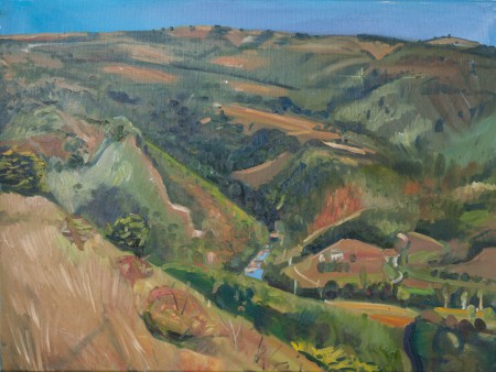 Kővár 60x80cm olaj vászon